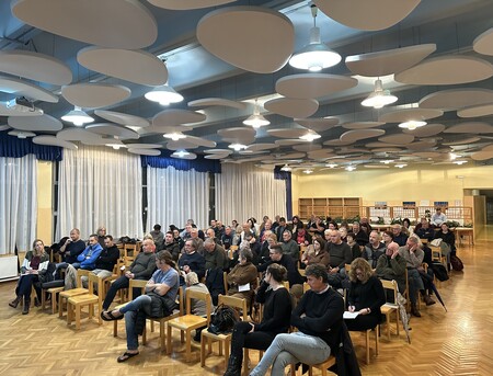 Udeleženci prve javne obravnave novega predloga OPN